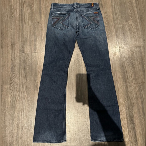 7 For All Mankind Jeans US29 mid-low rise. Very cute 🥰 - Picture 3 of 9